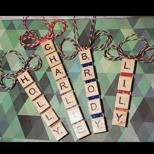 Custom name Christmas Ornaments